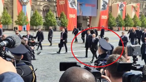 PARADA POBEDE: Putinov pozdrav koji niste videli (VIDEO)