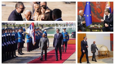 VUČIĆ SA KOŠTOM: U toku sastanak delegacija u Palati Srbija (VIDEO)