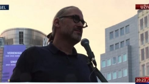 PALE SVE MASKE U BRISELU: lokaderski pokret je izrazito antiruski! (VIDEO)