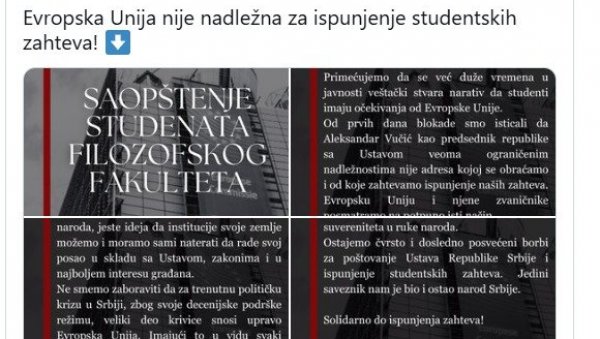 САД ИМ НИ ЕУ НИЈЕ НАДЛЕЖНА?! ПОТПУНИ ХАОС БЛОКАДЕРА ФОТЕЉАША: Возили и трчали на поклољење, па сада не признају оне којима се клањају! САД ИМ НИ ЕУ НИЈЕ НАДЛЕЖНА?! ПОТПУНИ ХАОС БЛОКАДЕРА ФОТЕЉАША: Возили и трчали на поклољење, па сада не признају оне којима се клањају!