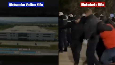НИШ: Вучић vs блокадери фотељаши (ВИДЕО)