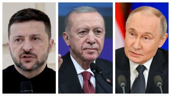 ВЕЛИЧАНСТВЕНИ ПРЕГОВОРИ РУСИЈЕ И УКРАЈИНЕ Огласио се Ердоган: Ускоро састанак Путина и Зеленског, присуствује и Трамп?