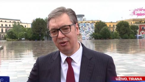 VUČIĆ SE OBRATIO IZ TIRANE: Dobar razgovor sa evropskim čelnicima; Izbori će biti u narednih godinu i po dana (VIDEO)