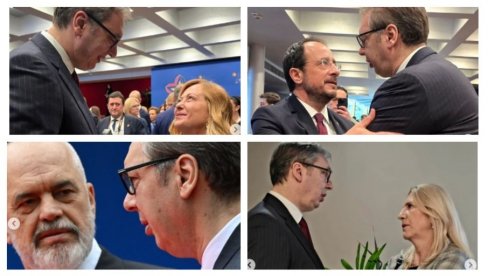 POTREBNI SU NAM RAZGOVORI, ODGOVORNOST I BLAGORODAN MIR Vučić u Tirani sa brojnim evropskim liderima (FOTO)