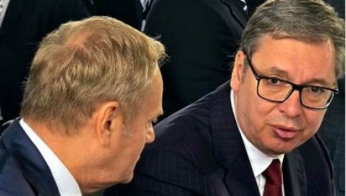 ВУЧИЋ ОТКРИО ШТА МУ ЈЕ ТУСК РЕКАО У ТИРАНИ ЗБОГ ПОСЕТЕ МОСКВИ: Бескрајно му хвала на томе, нећу му то заборавити