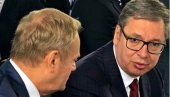 ВУЧИЋ ОТКРИО ШТА МУ ЈЕ ТУСК РЕКАО У ТИРАНИ ЗБОГ ПОСЕТЕ МОСКВИ: Бескрајно му хвала на томе, нећу му то заборавити ВУЧИЋ ОТКРИО ШТА МУ ЈЕ ТУСК РЕКАО У ТИРАНИ ЗБОГ ПОСЕТЕ МОСКВИ: Бескрајно му хвала на томе, нећу му то заборавити