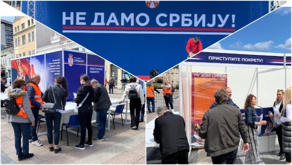 СВЕНАРОДНИ САБОР У НИШУ: Пристојна Србија се окупља, гужве на штандовима за приступ Покрету СВЕНАРОДНИ САБОР У НИШУ: Пристојна Србија се окупља, гужве на штандовима за приступ Покрету