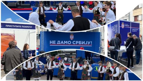 ВЕСЕЛО НА СВЕНАРОДНОМ САБОРУ У НИШУ: Почео забавни програм, коло на Тргу краља Милана; Гужве на штандовима, стигао Вучевић