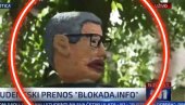 DINSTAJU ODRUBLJENU VUČIĆEVU GLAVU: Monstruozna scena na protestu blokadera u Subotici! (VIDEO)