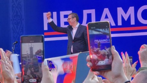 VUČIĆ SE OBRAĆA NARODU U NIŠU: Pokušali su da ukinu demokratiju i uvedu teror u našoj zemlji (FOTO/VIDEO)