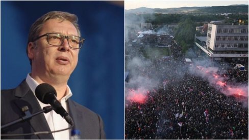 НАПРАВИЛИ СМО У НИШУ НАЈВЕЋИ СКУП ИКАДА! Огласио се Вучић: Сад слушам народ, живела Србија! (ВИДЕО)