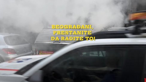 Koliko puta treba da se kaže? Beograđani, NE RADITE TO! Možda je neko UMRO zbog toga (VIDEO)