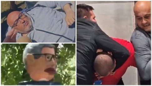 MONSTRUOZNE SCENE: Blokaderi foteljaši dinstali Vučićevu glavu, davili ljude, tukli one koji misle različito... (VIDEO)