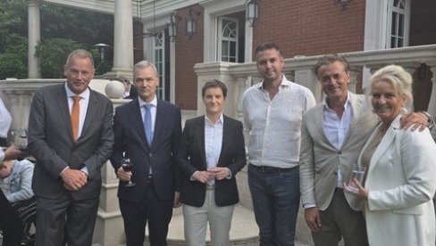 NASTAVLJAMO DA RADIMO NA JAČANJU VEĆ ZNAČAJNE EKONOMSKE SARADNJE Brnabić: Holandija je jedan od najvećih investitora kod nas