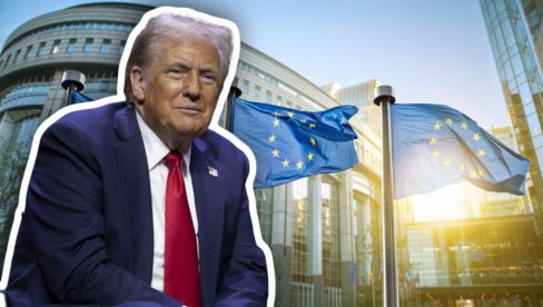 SVE SE VRTI OKO JEDNE ZEMLJE: Tramp udara EU carinama od 50% - Evropa u šoku, rat počinje SVE SE VRTI OKO JEDNE ZEMLJE: Tramp udara EU carinama od 50% - Evropa u šoku, rat počinje