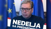 ЈА САМ САМО ОБИЧАН ЧОВЕК, АЛИ ИМАМ ВИЗИЈУ, ХРАБРО СРЦЕ И ВЕРУ Вучић сумирао седмицу за нама (ВИДЕО) ЈА САМ САМО ОБИЧАН ЧОВЕК, АЛИ ИМАМ ВИЗИЈУ, ХРАБРО СРЦЕ И ВЕРУ Вучић сумирао седмицу за нама (ВИДЕО)