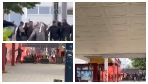 UZNEMIRUJUĆI SNIMCI! Jeziva tuča navijača - grobari i delije u strašnom okršaju (VIDEO)