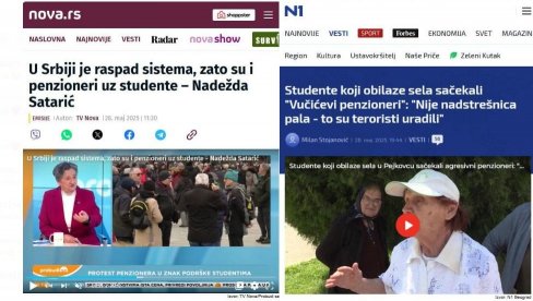 МРЗИТЕЉИ СЕ ПОТПУНО ПОГУБИЛИ: Преподне - пензионери су уз студенте, увече - Вучићеви пензионери МРЗИТЕЉИ СЕ ПОТПУНО ПОГУБИЛИ: Преподне - пензионери су уз студенте, увече - Вучићеви пензионери