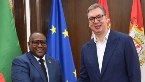 RAZMOTRILI SMO GEOPOLITIČKA DEŠAVANJA I PRODUBLJIVANJE SARADNJE Vučić sa ministrom spoljnih poslova Zambije RAZMOTRILI SMO GEOPOLITIČKA DEŠAVANJA I PRODUBLJIVANJE SARADNJE Vučić sa ministrom spoljnih poslova Zambije