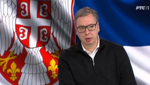 VUČIĆ SE OBRAĆA: Predsednik gost Dnevnika