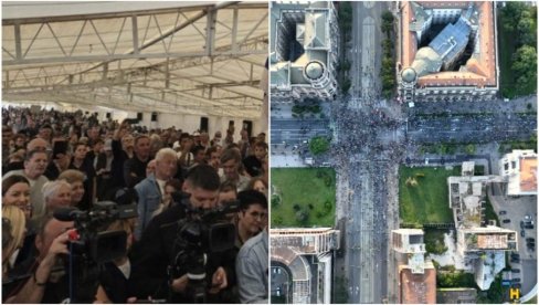 FOTOGRAFIJE I SNIMCI SVE GOVORE: Vučić okupio više ljudi pod šatorima u zaječarskim selima nego blokaderi u Beogradu (FOTO/VIDEO)