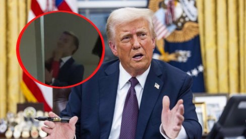 ИМАО ЈЕ ШТА ДА КАЖЕ: Трамп прокоментарисао наводни шамар Макрону (ФОТО)