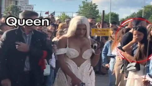 ШОК МАТУРА У ПРИШТИНИ: Хаљина звана гламур и драма  - деца зинула од чуда кад су је видела (ФОТО)