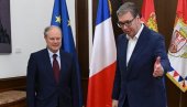 ВУЧИЋ СА ТРОКАЗОМ: Велику важност придајемо стратешкој сарадњи и традиционалном пријатељству Србије и Француске
