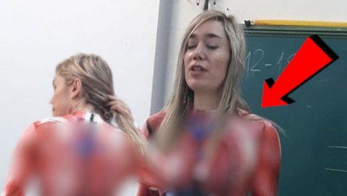 UČENICI BILI ZABEZEKNUTI: Šta je nastavnica obukla - odmah je slikali, fotke su obišle svet