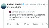 OPOZICIONARI PORUČUJU BLOKADERIMA U ZAJEČARU: Jako ste se neozbiljno poneli što ste proglasili pobedu sa pola prebrojanih glasova! (FOTO)