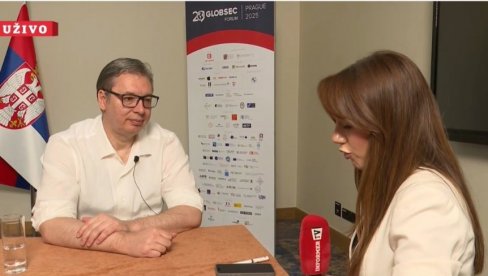 PREDSEDNIK ZA TV INFORMER IZ PRAGA: Srbija vratila na stabilan put, blokaderi ne mogu da vrate zemlju u 2000. godinu PREDSEDNIK ZA TV INFORMER IZ PRAGA: Srbija vratila na stabilan put, blokaderi ne mogu da vrate zemlju u 2000. godinu