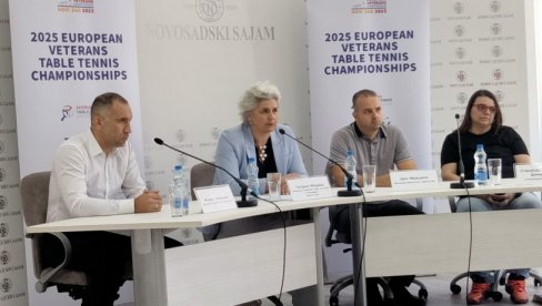 VETERANI U 11 KATEGORIJA : Evropsko prvenstvo vremešnijih stonotenisera od 15. do 21. juna u Novom Sadu