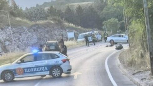 TEŠKA SAOBRAĆAJNA NESREĆA U NIKŠIĆU: Stradao motociklista