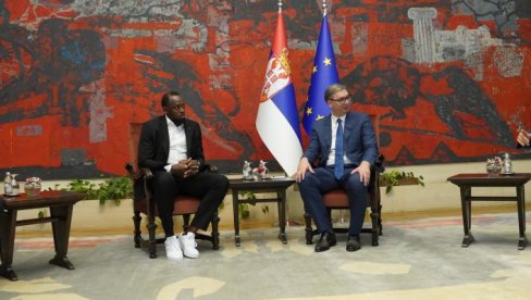 UZBUĐEN SAM ŠTO ĆU MOĆI DA PREDSTAVIM EKSPO 2027 CELOM SVETU Bolt: Za mene je stvarno velika čast što sam ovde prvi put