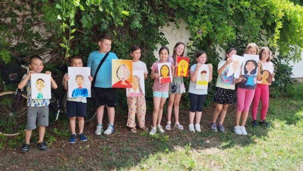 РОЂЕНДАН ПАЈЕ ЈОВАНОВИЋА: Мали сликари оживели сећање на славног Вршчанина РОЂЕНДАН ПАЈЕ ЈОВАНОВИЋА: Мали сликари оживели сећање на славног Вршчанина