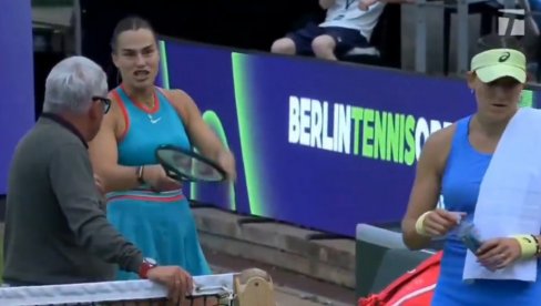 ARINA SABALENKA NIJE MOGLA DA VERUJE: Masarova je usred meča tražila - ovo! (VIDEO)