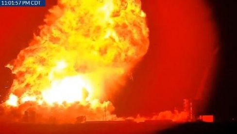NE PRIBLIŽAVAJTE SE LOKACIJI: Maskova raketa eksplodirala pri lansiranju, izbacila vatrenu loptu u nebo (VIDEO)