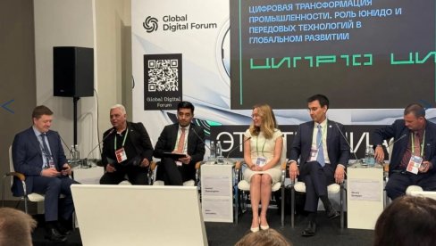МЕЂУНАРОДНИ ПАНЕЛ О ДИГИТАЛНОЈ ТРАНСФОРМАЦИЈИ ИНДУСТРИЈЕ: Министар Братина у Русији и корацима које је урадила Србија МЕЂУНАРОДНИ ПАНЕЛ О ДИГИТАЛНОЈ ТРАНСФОРМАЦИЈИ ИНДУСТРИЈЕ: Министар Братина у Русији и корацима које је урадила Србија