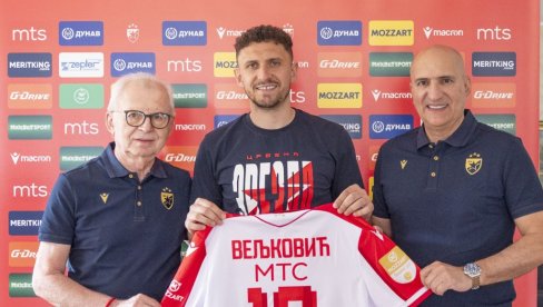 ЈЕДВА ЧЕКАМ ДА ЗАИГРАМ НА МАРАКАНИ: Милош Вељковић се први пут обратио као играч Црвене звезде