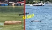 BOŽE, MOLIM TI SE Prvo sanduk, a sad i krst pluta Savom (VIDEO)