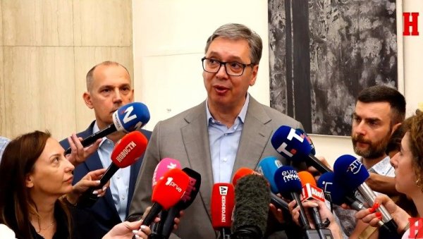 НАЈЛАКШЕ ЈЕ ДА КАЖЕТЕ ДА НЕКОГА МОЖЕТЕ ДА ПОБЕДИТЕ, А ТАЈ НЕКО НЕ МОЖЕ НИ ДА СЕ КАНДИДУЈЕ: Вучић одговорио Кораћу и Бакићу