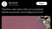 ТО НИ ПАС С МАСЛОМ НЕ БИ ПОЈЕО Испуштени сок у реку за Шолакове медије су пробна бушења и геноцид у реци Јадар (ФОТО)