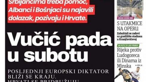 ХРВАТИ НАЈАВИЛИ: Вучић пада на Видовдан! Шта вам Срби није јасно?! ХРВАТИ НАЈАВИЛИ: Вучић пада на Видовдан! Шта вам Срби није јасно?!