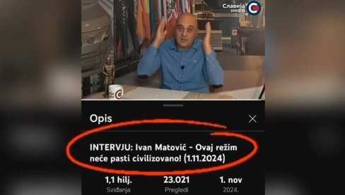 КРАЈ ЈЕ БЛИЗУ, ВУЧИЋУ НЕЋЕ ИМАТИ КО ДА УГАСИ СВЕТЛА: Овај видео доказује да је Иван Матовић месецима припремао напад
