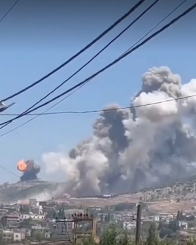 КАД НЕ МОГУ ИРАН Израел напао Либан: Мета војни комплекси Хезболаха (ВИДЕО)