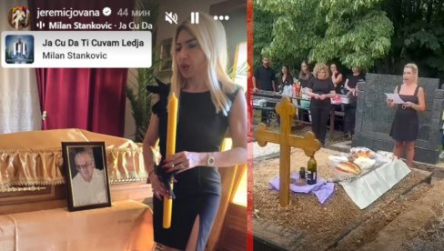 JA NE VERUJEM U SMRT Govor Jovane Jeremić na sahrani oca (VIDEO)