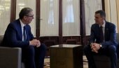 ВУЧИЋ СТИГАО У ШПАНИЈУ: Председник Србије састао се са Санчезом