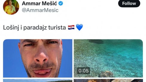 SA ŠAHOVNICOM U SRCU RUŠI SRBIJU: Amar Mešić iz Hrvatske huška na na građanski rat i nemire SA ŠAHOVNICOM U SRCU RUŠI SRBIJU: Amar Mešić iz Hrvatske huška na na građanski rat i nemire