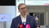 ČEKA ME BILATERALNI SASTANAK SA MAKRONOM Vučić iz Sevilje: Imao sam dug razgovor sa Ursulom fon der Lajen