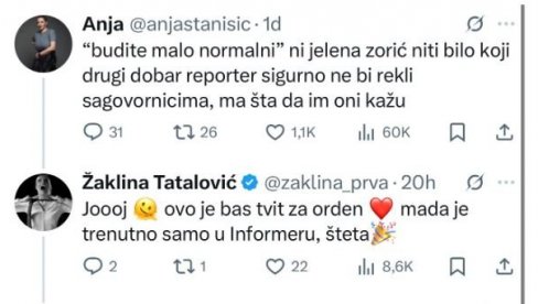 НАСТАВАК БЛОКАДЕРСКЕ МАКЉАЖЕ: Заратили међусобно - Жаклина Таталовић на удару